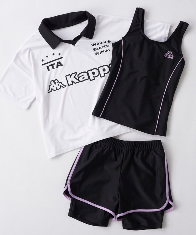 OP／FILA 【Kappa】Tシャツセット スクール水着 ホワイト