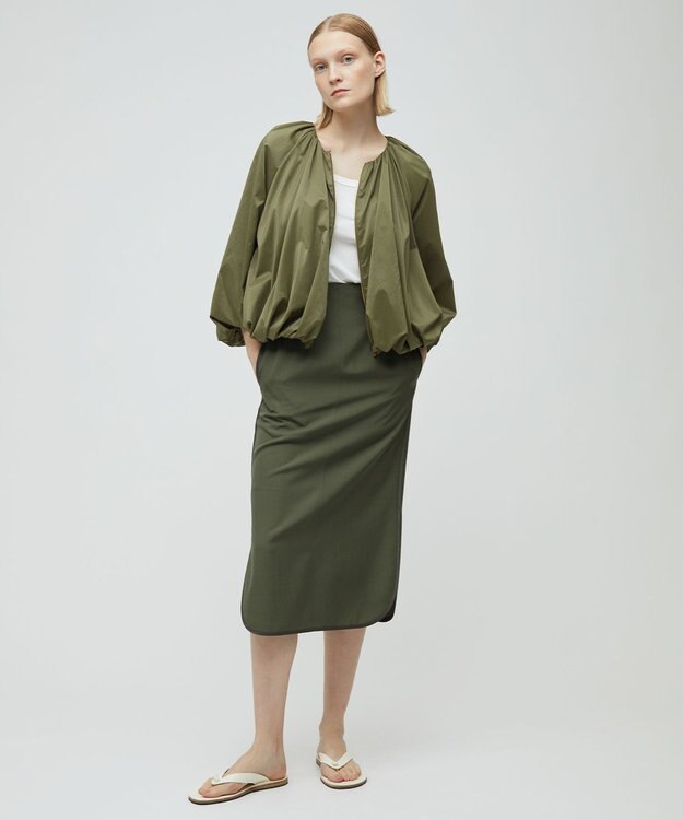 BEIGE， WISTERIA / ナロースカート Khaki