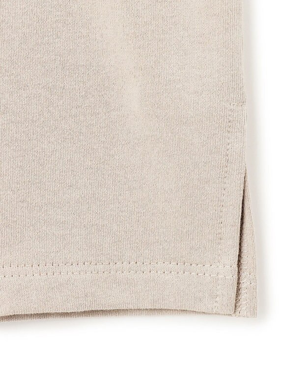 23区 S 【SLOW/一部店舗限定】MVSコットン ヴィンテージ風 ロゴTEE ベージュ系