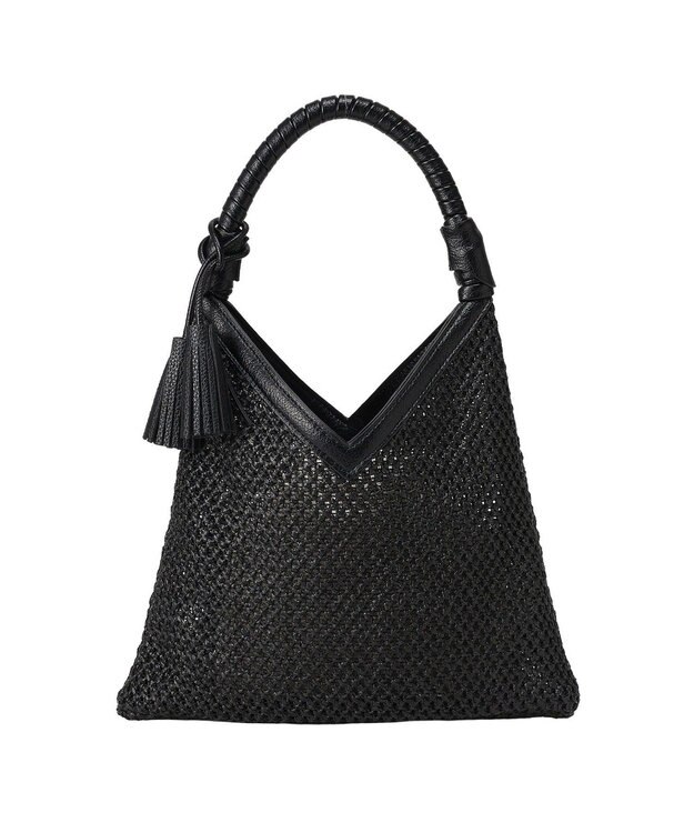 AMERICAN HOLIC 【2点SET】巾着付トライアングルミニトートバッグ Black