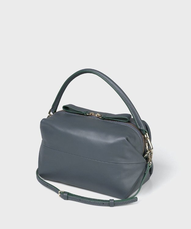 Paul Smith ボクシーバルーン ショルダーバッグ ブルーグレー