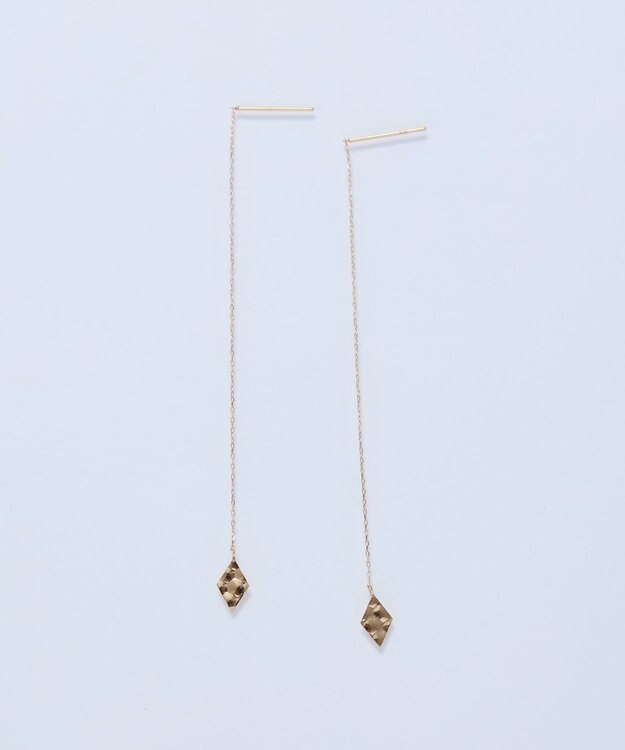 Phoebe 【K10】ロンバスカットアメリカンピアス ゴールド