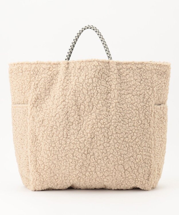 23区 NOMADIS SAC ボア ビッグトート バッグ ベージュ系