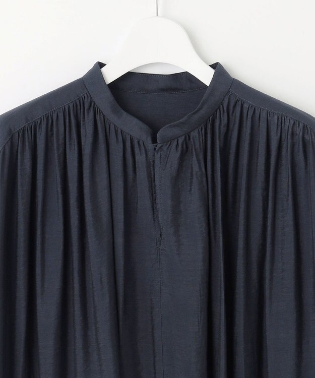 UNFILO 【撥水】ヴィンテージライク ワンピース ネイビー