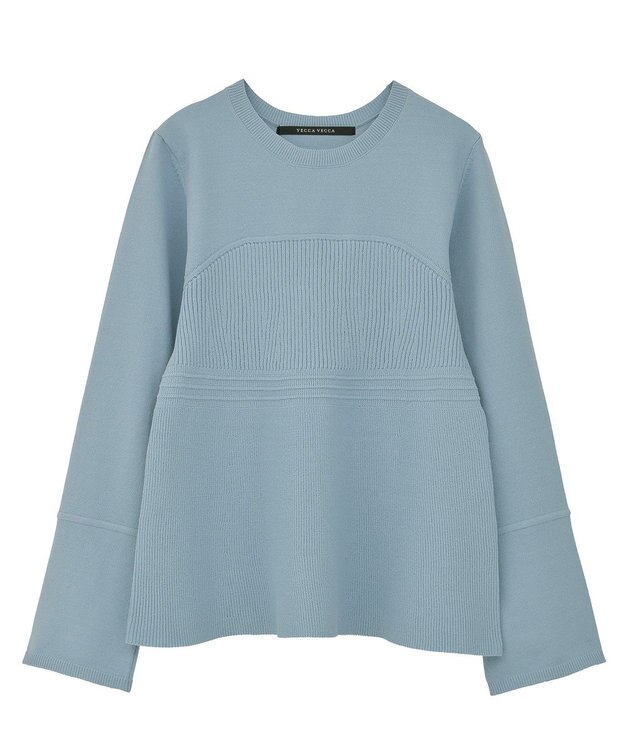 YECCA VECCA ビスチェデザインニット Black