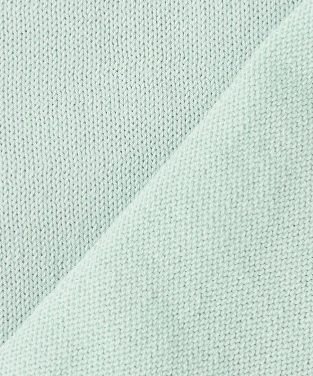 J.PRESS LADIES 【洗える】BASIC HT COTTON クールネック プルオーバー ミント系