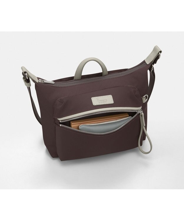 ACE BAGS & LUGGAGE kanana project PJ-15 ライトリーバッグ 舟形ショルダー 17371 カナナプロジェクト 軽量 マホガニーブラウン