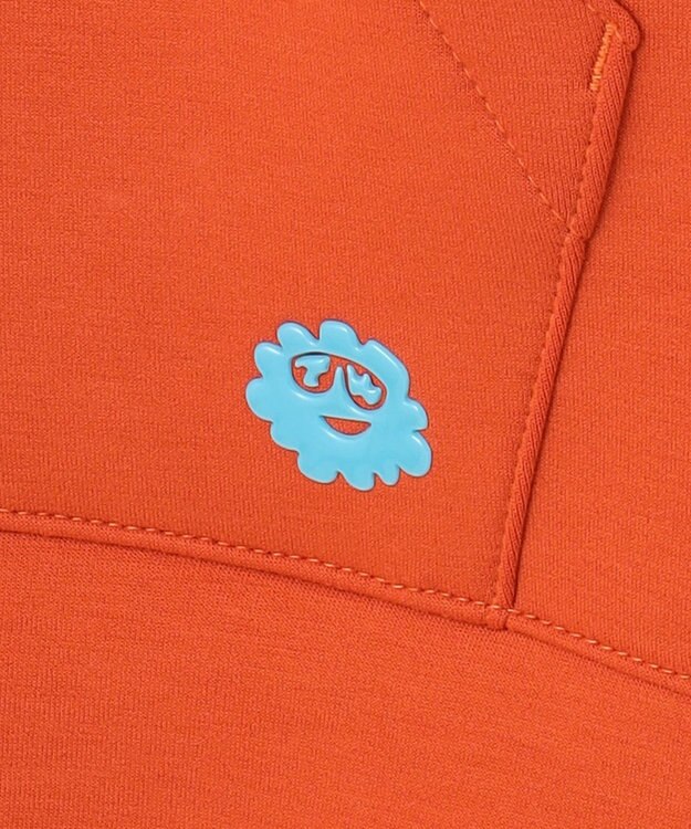 PW CIRCULUS 【WOMEN】フロントロゴ フーデッド プルオーバー オレンジ系