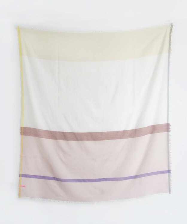 POLS 播州織 極細コットンストール ベージュ