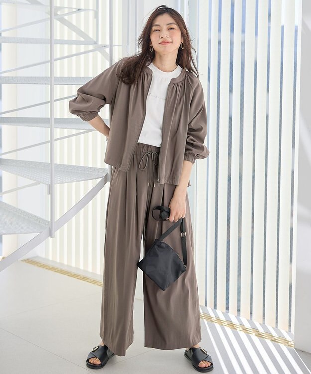 ANY 清涼リラックスブルゾン モカ