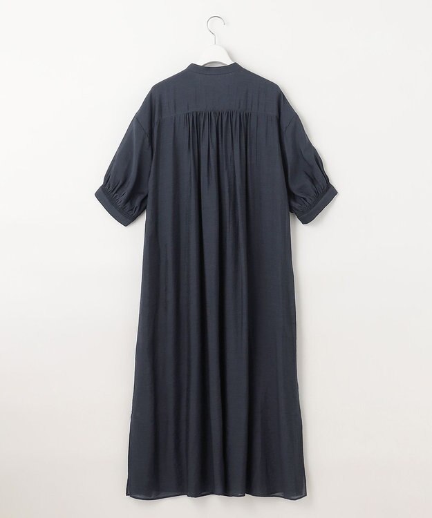 UNFILO 【撥水】ヴィンテージライク ワンピース ネイビー