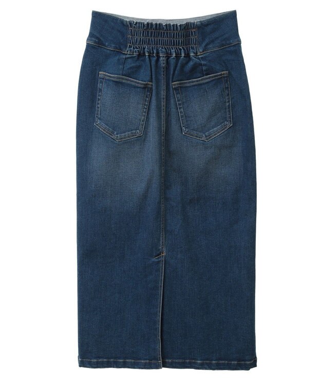 YECCA VECCA ハイウエストデニムスカート Indigo