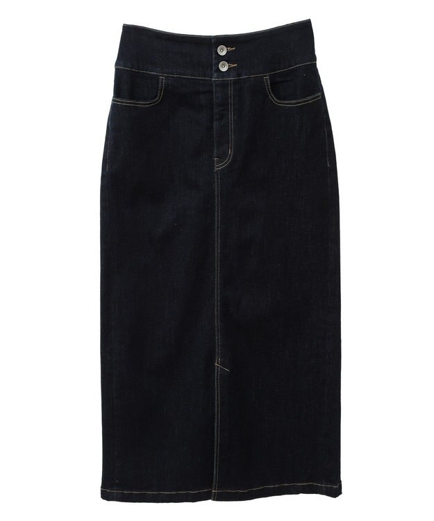 YECCA VECCA ハイウエストデニムスカート Dark Indigo