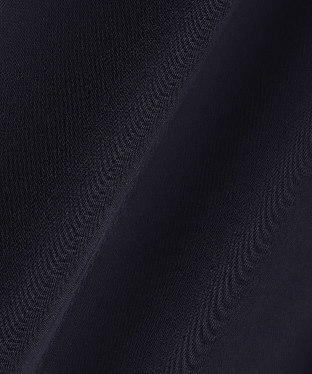 UNFILO 【ウエストゴム/セレモニー】ドライダブルクロス タックテーパードパンツ ネイビー