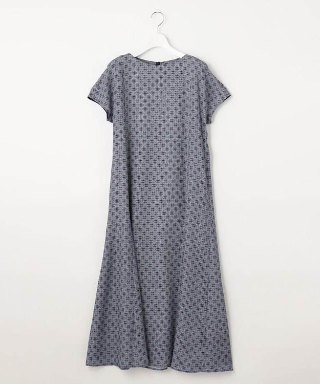 自由区 【洗える・XSサイズあり】アラベスクプリント  ワンピース ブーケンビリア