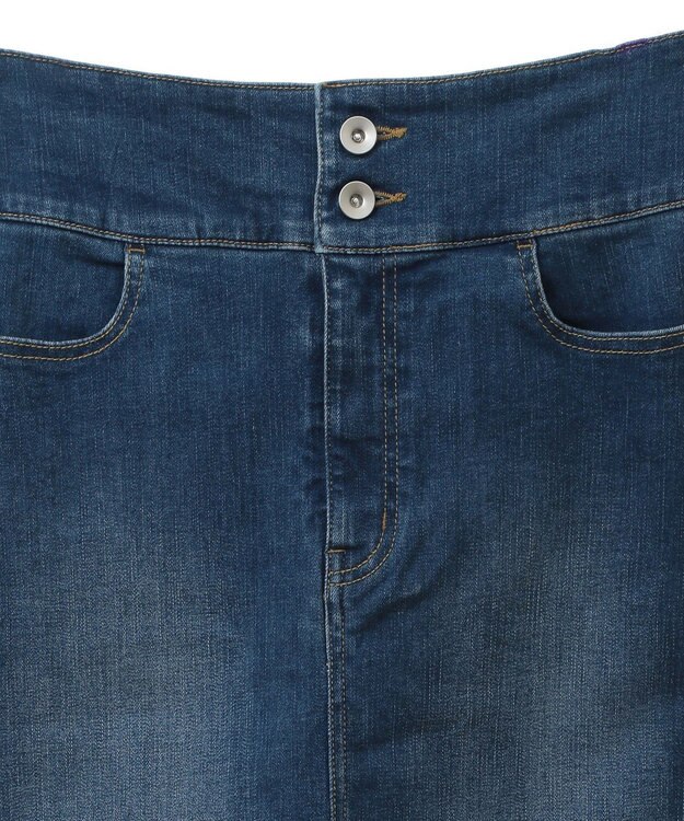 YECCA VECCA ハイウエストデニムスカート Indigo