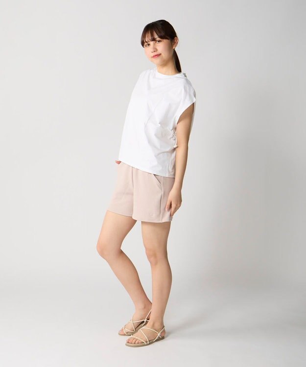 OP／FILA 【Ocean Pacific】ドロストTシャツ付き４点セット水着 ベージュ