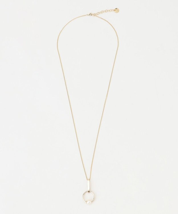 J.PRESS LADIES スティック パール ネックレス ゴールド系