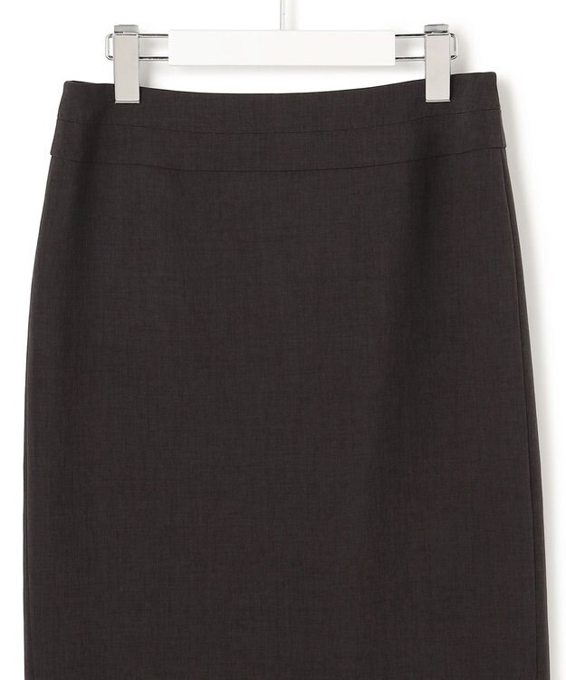 ICB 【先行予約】 レーヨンライクトロ タイトスカート チャコール