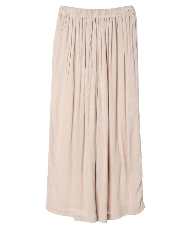 earth music&ecology レーヨンクレープイージーパンツ Beige