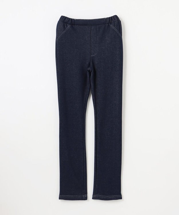 組曲 KIDS 【150-160㎝】裏起毛あったか パンツ ネイビー系