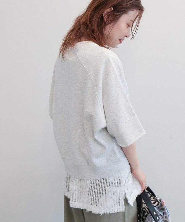 AMERICAN HOLIC 【RUSSELL】ロゴ半袖スウェット Gray Mixture