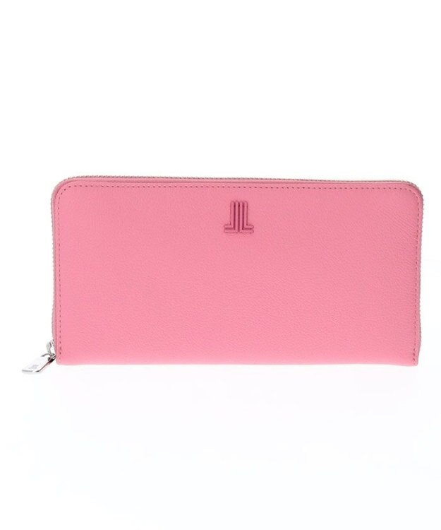 LANVIN en Bleu カリヨン ラウンド長財布 ピンク