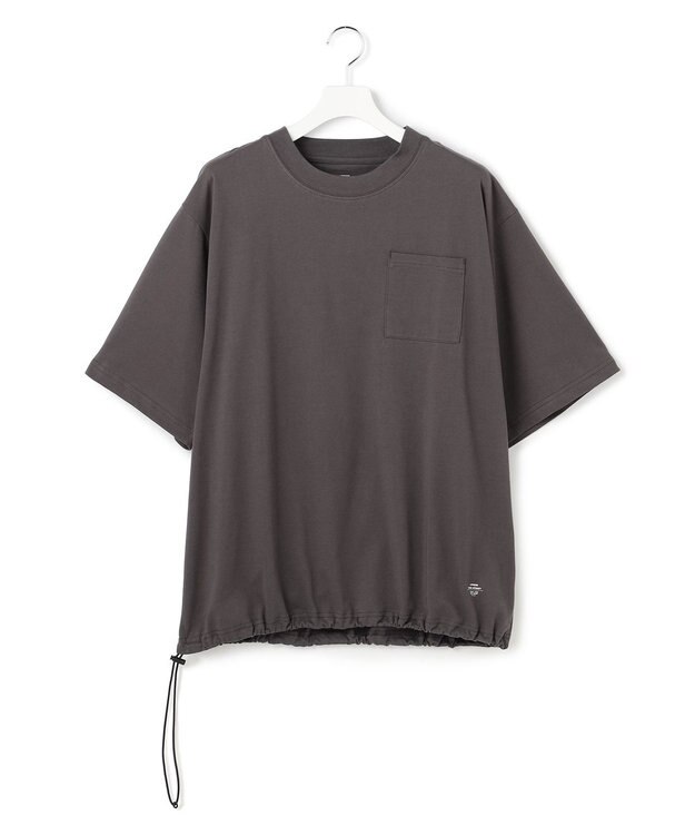 J.PRESS YORK STREET 【UNISEX】接触冷感 ポケットTシャツ グレー系
