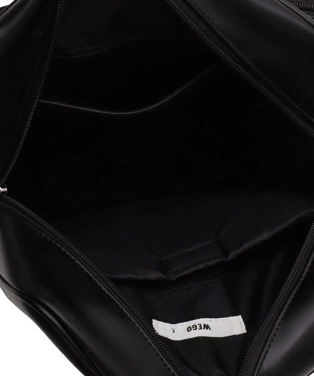 WEGO 【SCHOOLITEM】PUスクールショルダーバッグ ブラック
