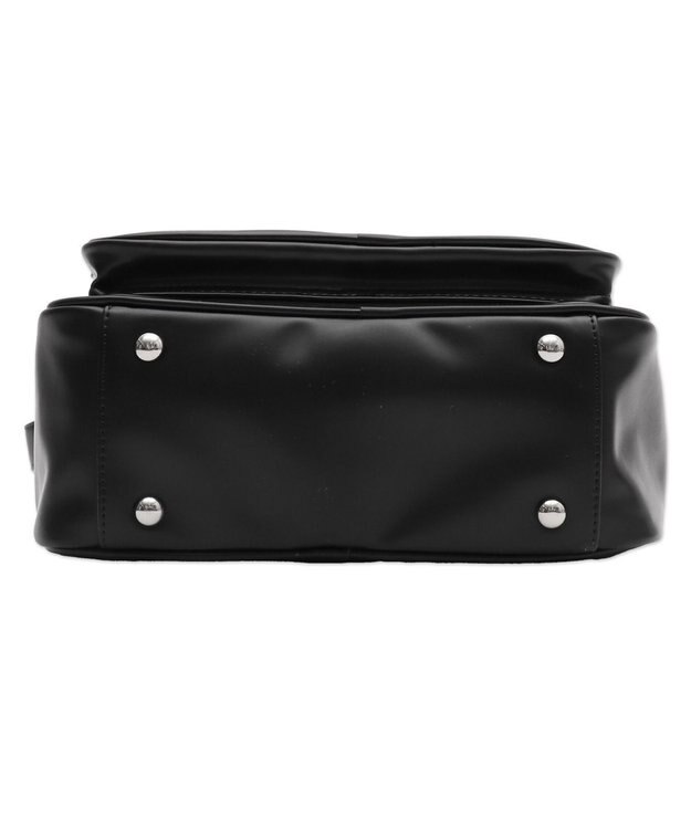 WEGO 【SCHOOLITEM】PUスクールショルダーバッグ ブラック