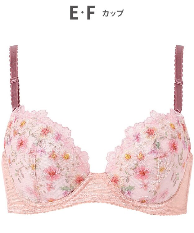 Wing ブラジャー バストとカップのすきまにフィット 自然にボリュームメイク ソフトなつけごこち 【スキマフィットブラ】 ブラ KB2367 ウイング／ワコール ストロベリー