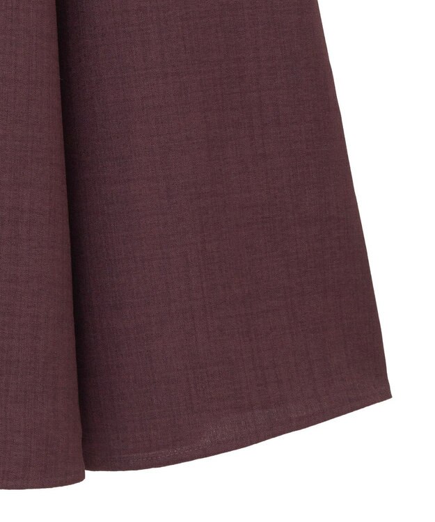 earth music&ecology バックレースアップスカート Dark Brown