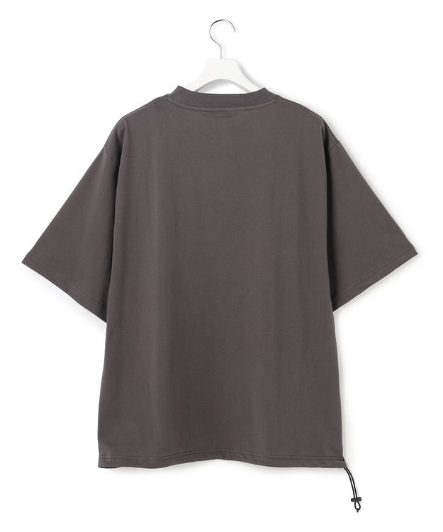 J.PRESS YORK STREET 【UNISEX】接触冷感 ポケットTシャツ グレー系