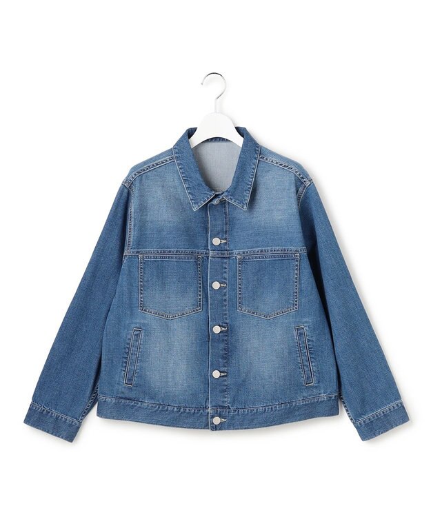 ICB 【先行予約】 ライトストレッチデニム ジャケット ブルーデニム