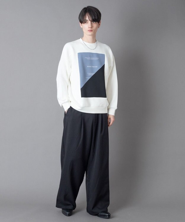 WEGO カラーパネルプルオーバー ホワイト