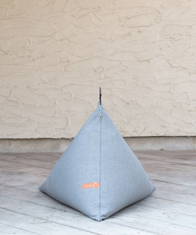 ビーズクッション tetra tetra NATURA（ナチュラ） ビーズクッション テトラ【レギュラーサイズ】 ロックグレー