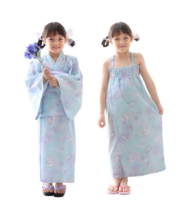 Mother garden 2025 マザーガーデン ユニコーン 2Way 浴衣  《シェル》　110/120/130/140 シェル