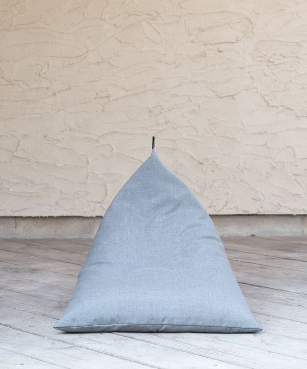 ビーズクッション tetra tetra NATURA（ナチュラ） ビーズクッション テトラ【レギュラーサイズ】 ロックグレー