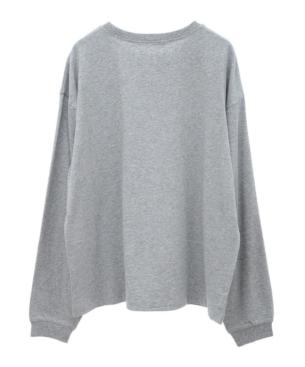 Green Parks シンプルロゴ長袖ロンＴＥＥ Gray Mixture