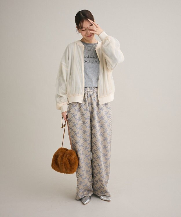 Green Parks シンプルロゴ長袖ロンＴＥＥ Gray Mixture