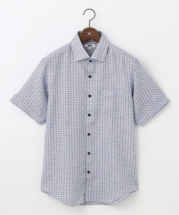 JOSEPH ABBOUD 【吸水速乾】ソアロンシャンブレー シャツ ブルー系5
