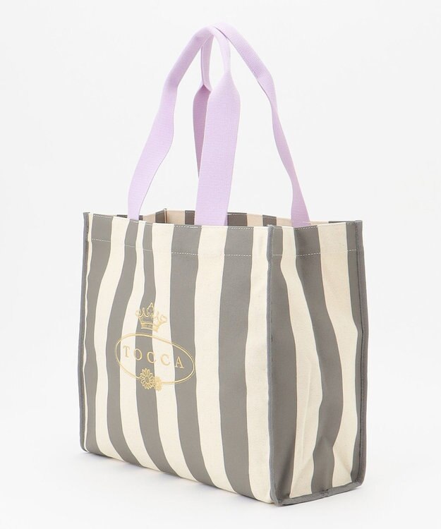 TOCCA TOCCA HOTEL CANVASTOTE L トートバッグ L ライトグレー系