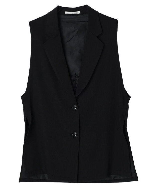 Green Parks ・ＥＬＥＮＣＡＲＥ　ＤＵＥ　バックスリットテーラーベスト Black