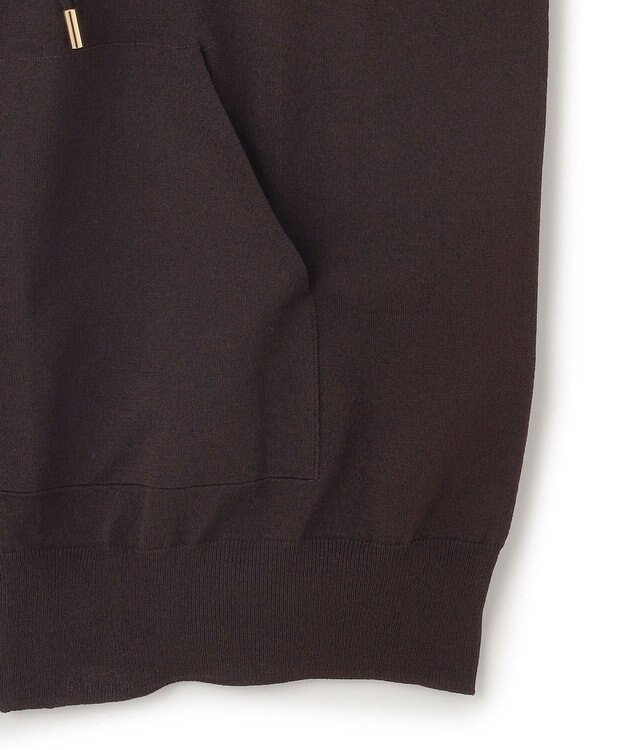 BEIGE， 【WEB限定・洗える】MONSTERA / フーデットニット Brown