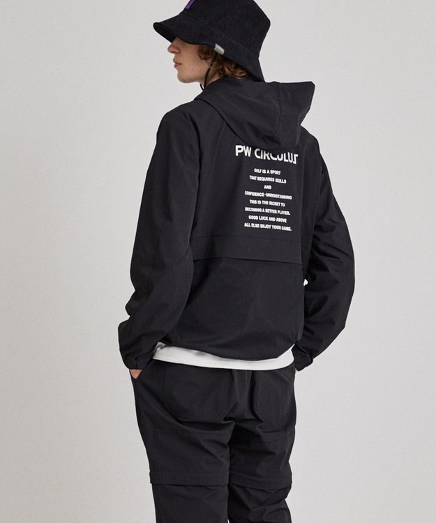 PW CIRCULUS 【撥水加工/軽量/ストレッチ】【MEN】メッシュコンビブルゾン ブラック系