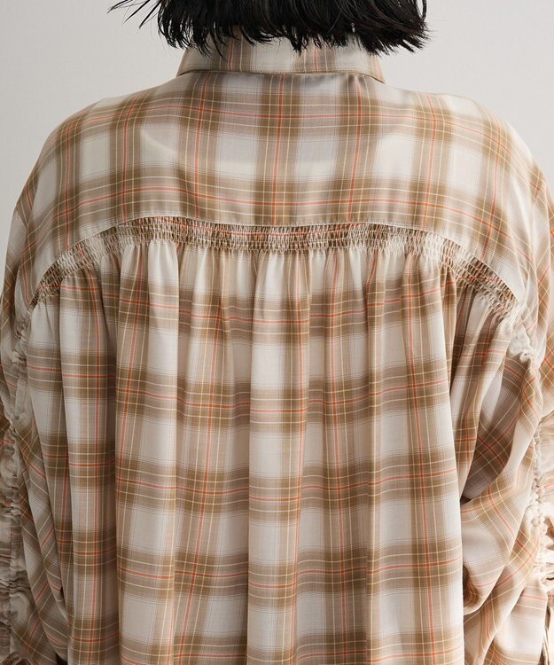 Green Parks 【しゃれシャツ】イージーケアシャーリングシャツ Beige