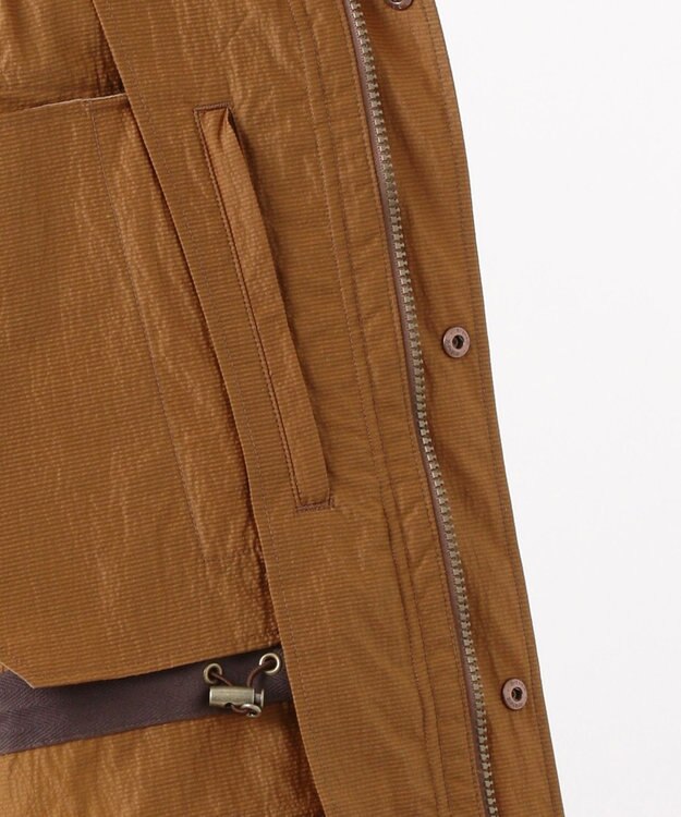 JOSEPH ABBOUD MOUNTAIN リップルサッカー ブルゾン キャメル系