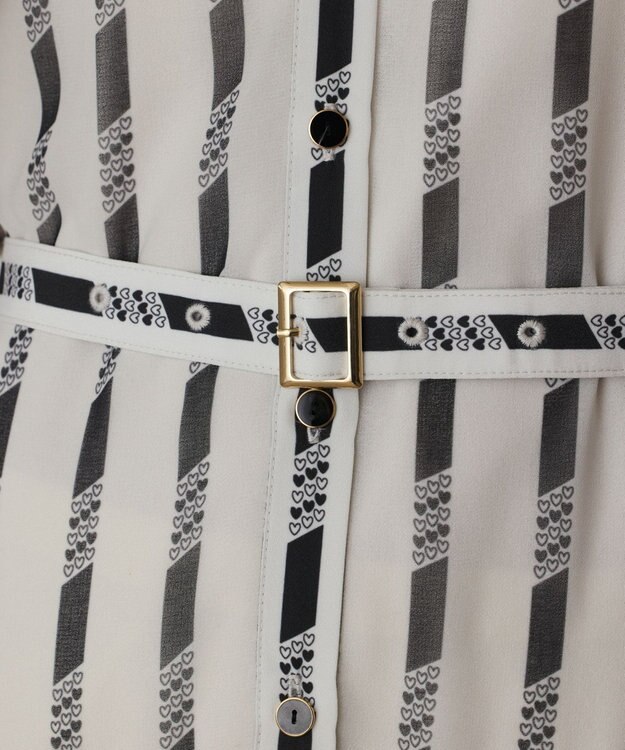 GRACE CONTINENTAL ハートストライプワンピース キナリ