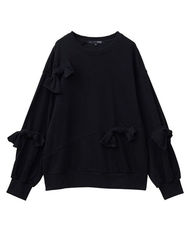 Green Parks ・ＳＵＧＡＲ　ＳＰＯＯＮ　リボンスウェット Black