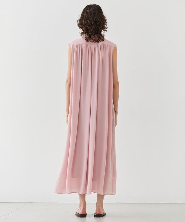 BEIGE， 【洗える】MUSCARI / ソフトシルクスキッパードレス Old Rose